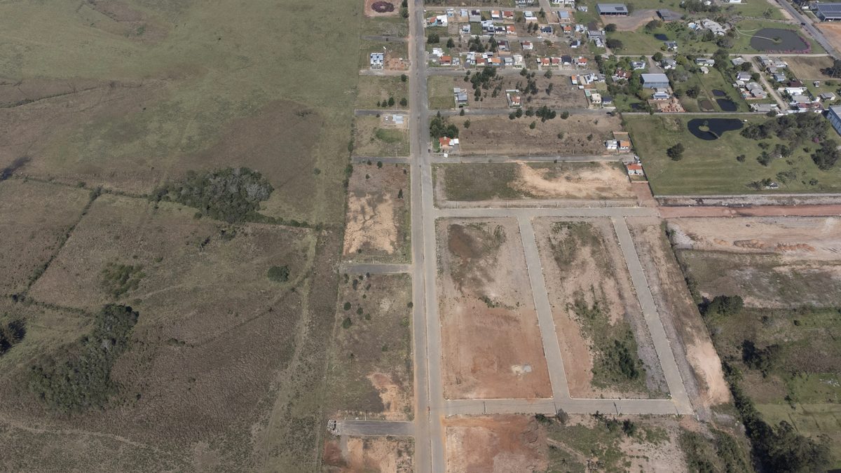 Foto aérea 3 do Loteamento Residencial Nova Avenida, em Araricá/RS.